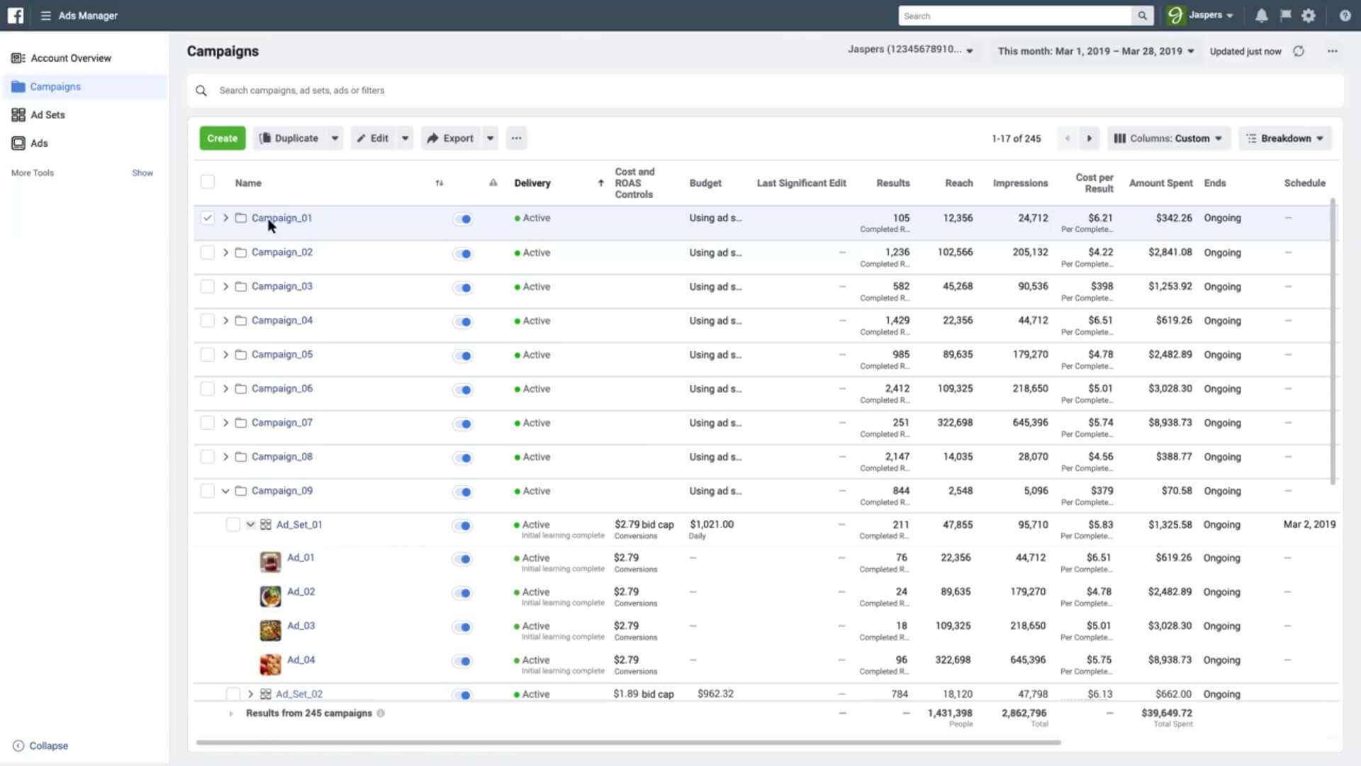 You are currently viewing Facebook Ads Manager » Insurance,Loan,Health Insurance